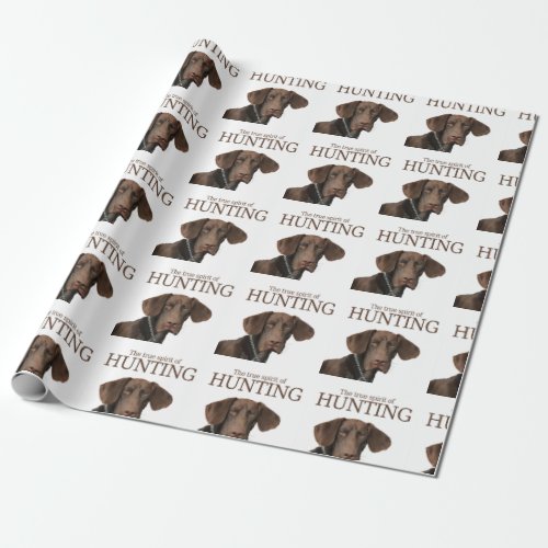 Glossy Grizzly true spirit of hunting Wrapping Paper