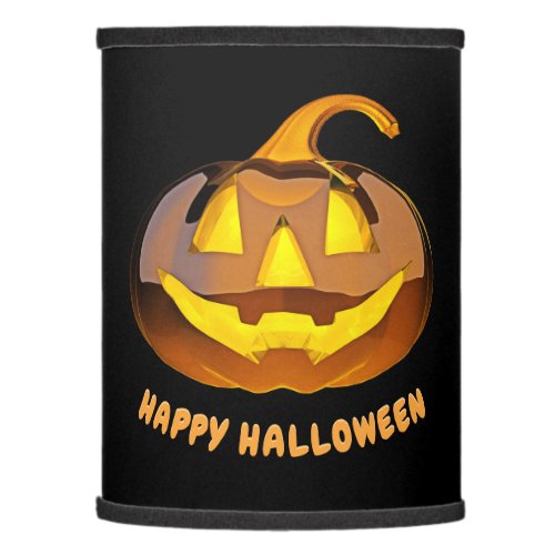 Glossy Happy Halloween Pumpkin Lamp Shade