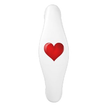 Glossy Heart Ceramic Cabinet Pull by tjustleft at Zazzle