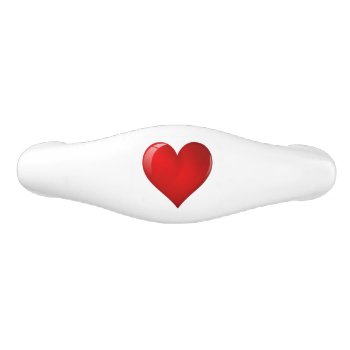 Glossy Heart Ceramic Drawer Pull by tjustleft at Zazzle