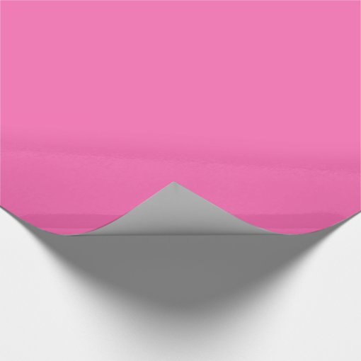 Glossy Hot Pink Wrapping Paper Zazzle