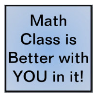Glossy Inspirational Math Poster