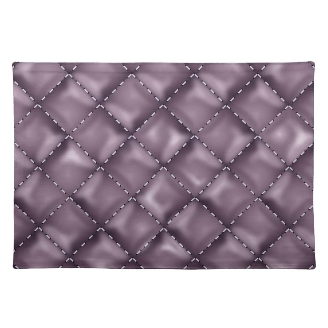 Glossy Leather Texture Cloth Placemat (Front)