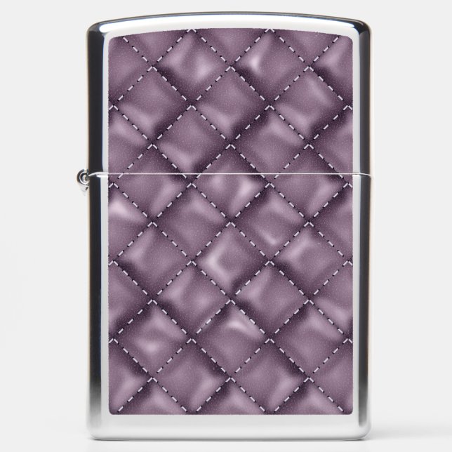 Glossy Leather Texture Zippo Lighter (Front)