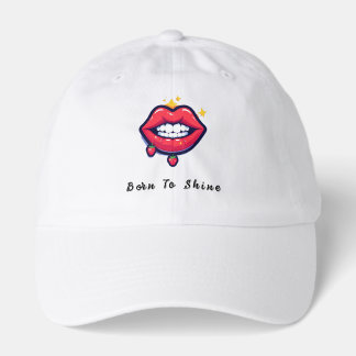 🌸 Glossy Lips Born To Shine Glam Style 🌸 Hat