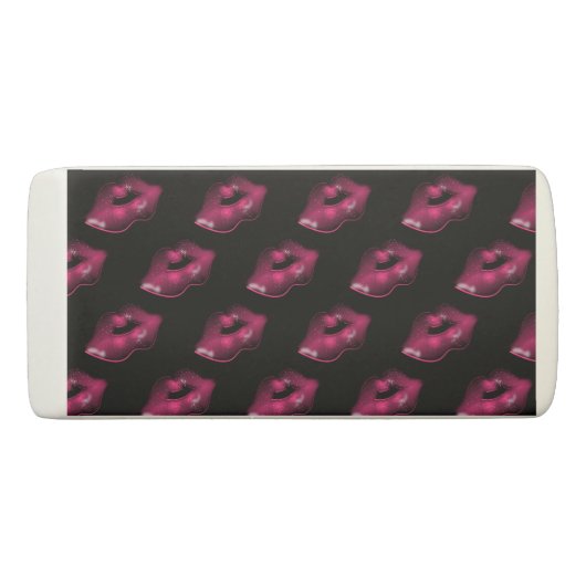 Glossy Lips Pencil Eraser (Back)