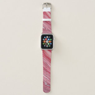 Glossy Nail Polish: Textured Background Apple Watch Band