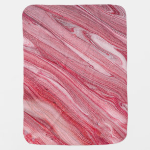Glossy Nail Polish: Textured Background Baby Blanket