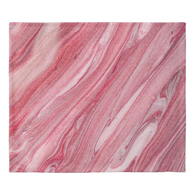 Glossy Nail Polish: Textured Background Duvet Cover (Front)