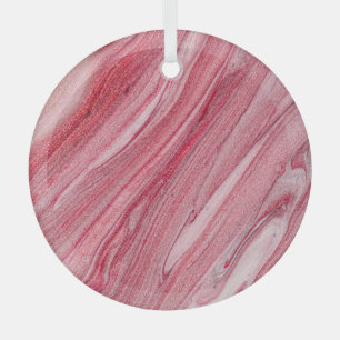Glossy Nail Polish: Textured Background Glass Ornament