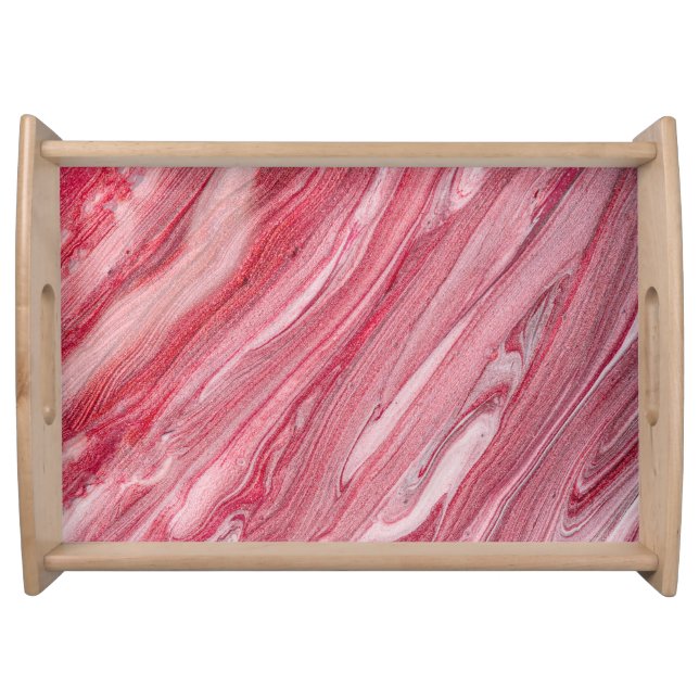 Glossy Nail Polish: Textured Background Serving Tray (Front)