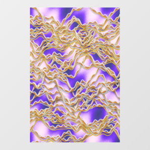 Glossy oceanic twisted ropes pattern  wall decal 