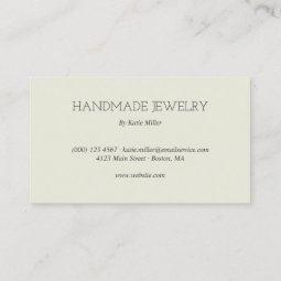 Glossy Pearl | Jewelry Designer Business Card | Zazzle