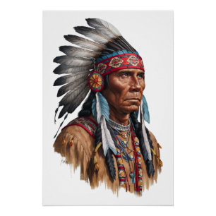 Glossy Poster - Native Americans