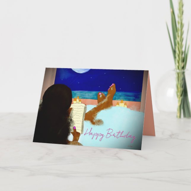 Glossy Poster Thank You Card (Front)