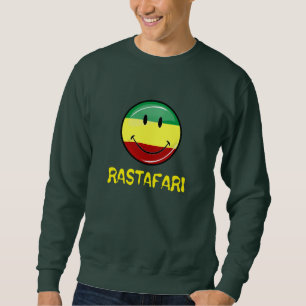 Glossy Round Happy Rasta Flag Shirt