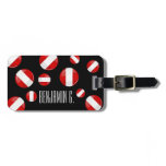 Glossy Round Peruvian Flag Luggage Tag Glossy Round Peruvian Flag Luggage Tag
