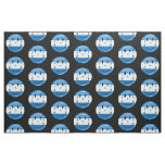 Glossy Round Smiling Honduran Flag Fabric