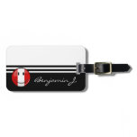 Glossy Round Smiling Peruvian Flag Luggage Tag Glossy Round Smiling Peruvian Flag Luggage Tag