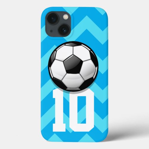 Glossy Soccer Ball iPhone 13 Case