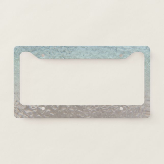 Glossy Texture License Plate Frame (Front)