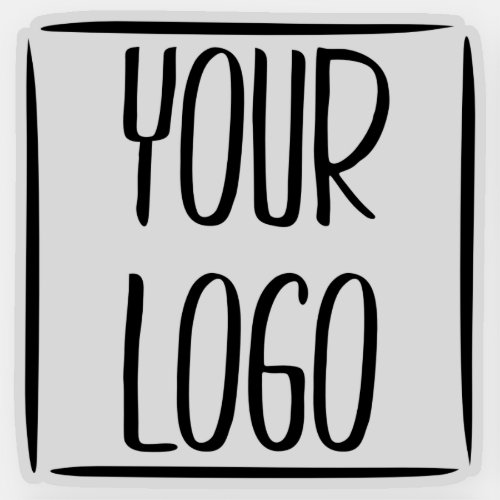 Glossy Transparent Custom_Cut for Your Logo Sticker