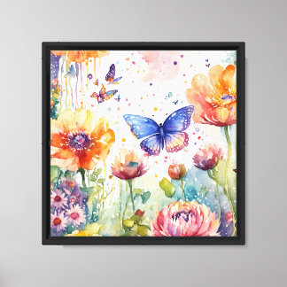 Glossy wrapped wall poster  canvas print