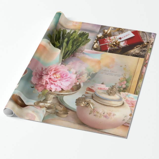 Glossy Wrapping Pape 30 inches x 6 fee Paper (Unrolled)