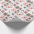 Glossy Wrapping Paper Ace Playing Cards | Zazzle