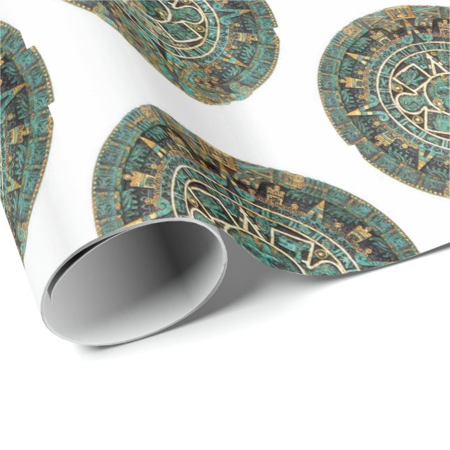 Glossy Wrapping Paper, Aztec Paper (Roll Corner)