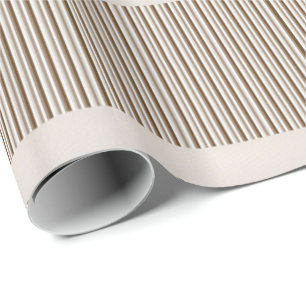 Glossy Wrapping Paper Brown Stripe