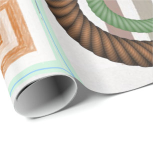 Glossy Wrapping Paper Circular