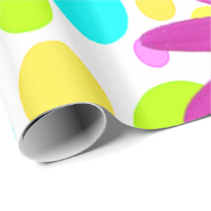 Glossy Wrapping Paper Floral