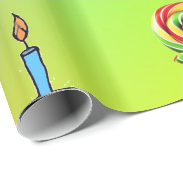 Glossy Wrapping Paper Happy Birthday (Roll Corner)