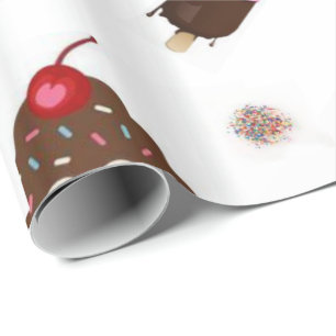Glossy Wrapping Paper Ice Cream
