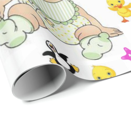 Glossy Wrapping Paper Pacifiers Binky