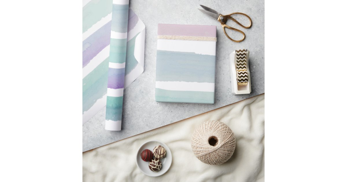 Glossy Wrapping Paper Pastel Colors | Zazzle