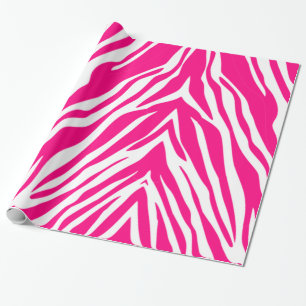 Glossy Wrapping Paper Pink Leopard