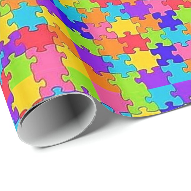 Glossy Wrapping Paper Puzzle (Roll Corner)
