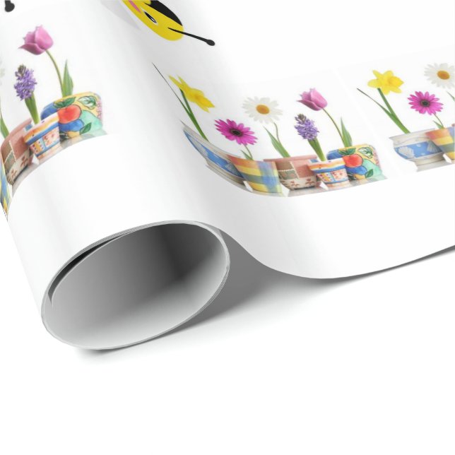Glossy Wrapping Paper Spring Starting a New (Roll Corner)