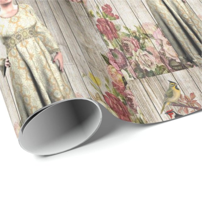 Glossy Wrapping Paper Victorian (Roll Corner)