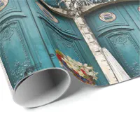 Old Book Page Vintage Design Glossy Wrapping Paper
