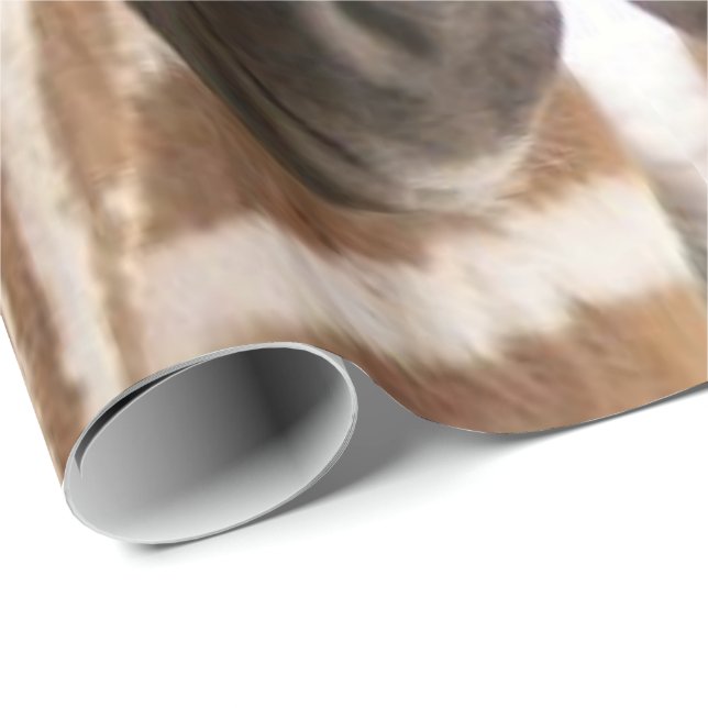 Glossy Wrapping Paper Zebra (Roll Corner)