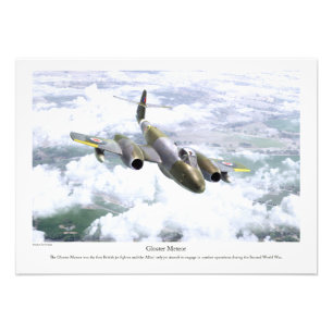 Gloster Meteor Photo Print