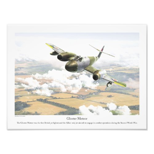 Gloster Meteor Photo Print