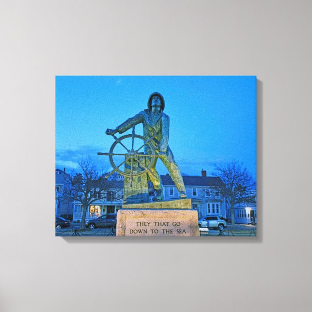 GLOUCESTER FISHERMAN WRAPPED CANVAS PRINT (Front)