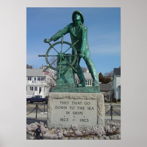 Gloucester Fishermen Memorial Poster