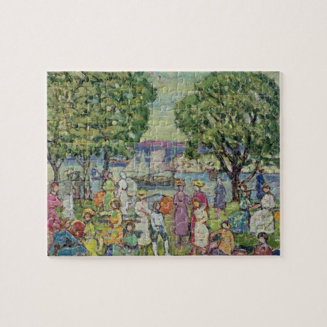Gloucester Harbour (oil on canvas) Jigsaw Puzzle (Horizontal)