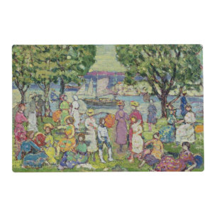 Gloucester Harbour (oil on canvas) Placemat