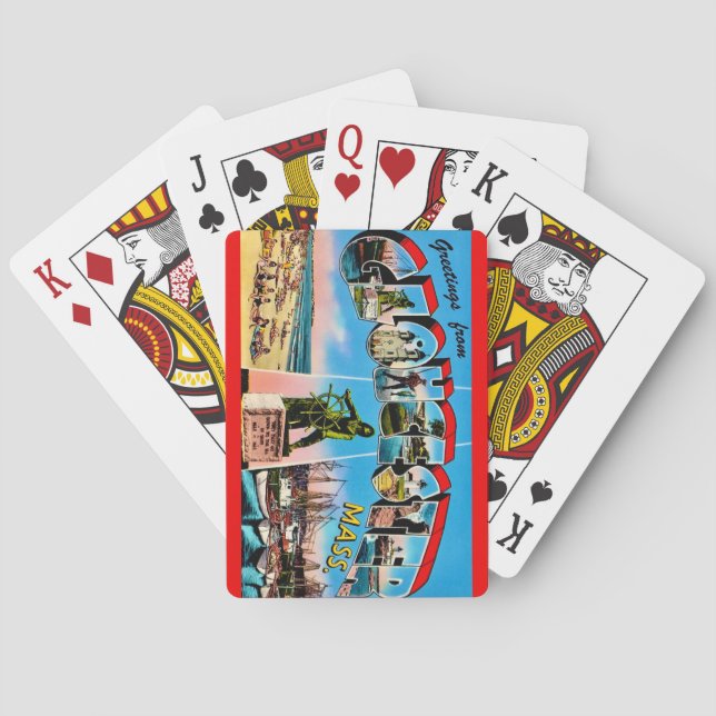  Gloucester MA Greetings Playing Cards (Back)